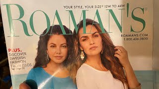 Roaman’s plus size clothing catalog April/May 2021 pt 1 flip through