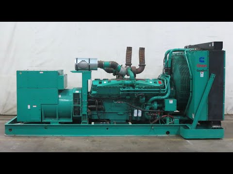 Cummins DFLC 1250 kW diesel generator, KTA50-G3 engine, 400 Hrs, Yr 1999 - CSDG # 4573