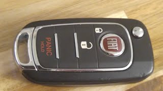Fiat 500X 500L Remote Key Fob Battery Replacement - DIY