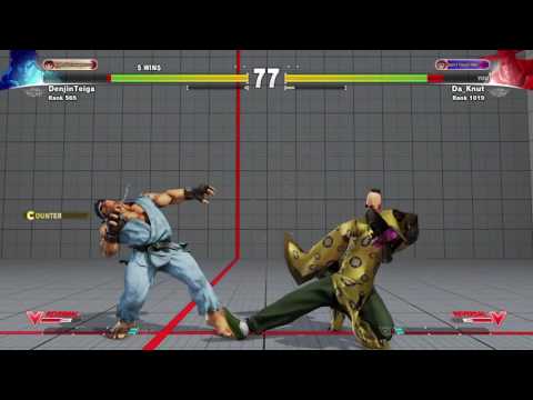 SFV DenjinTeiga  (Ryu) vs Da Knut (Fang)