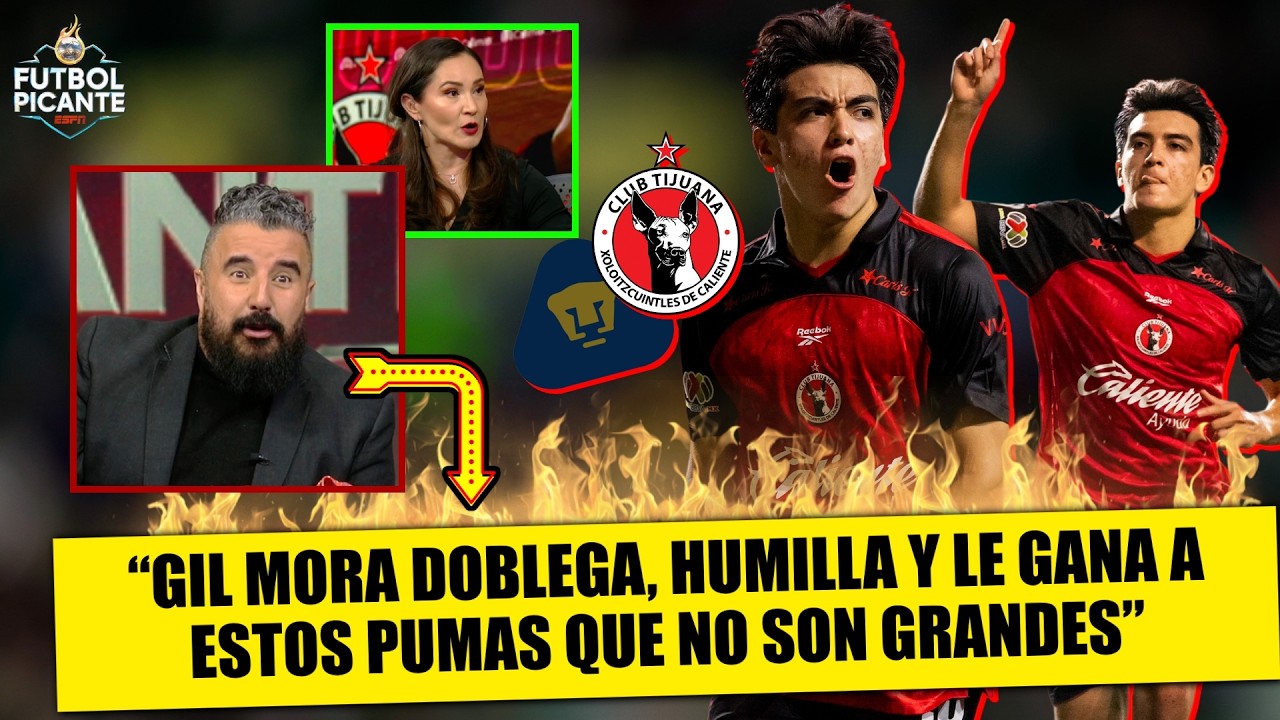 NOCHE REDONDA de GIL MORA: doblete para dar el TRIUNFO a XOLOS y HUNDIR a PUMAS | Futbol Picante