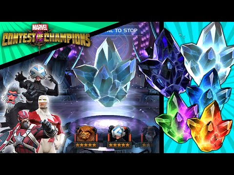 3 Featured + 3 Dual Class 5 Star Crystals - Marvel Contest of Champions