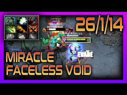 Miracle goes 26/1/14 Faceless Void [Nigma vs Tempo] - Dota 2 Full Gameplay 7.27D