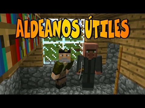 "USEFUL VILLAGERS" |  USEFUL VILLAGERS MOD |  Mod Review Minecraft