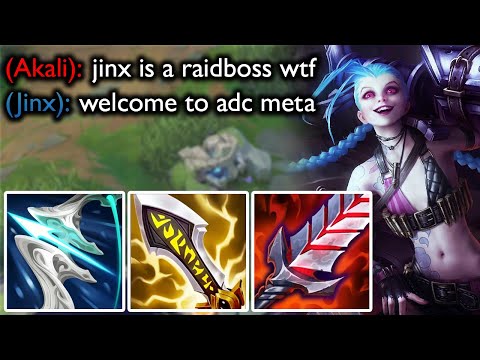 The ADC changes created a monstrous Jinx build - Jinx ADC Iron to Master #38