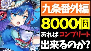 【白猫】石が8000個あったら九条Ⅱガチャはコンプリート出来るのか？【九条霊異記番外編】