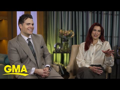Dua Lipa and Henry Cavill talk new film 'Argylle'
