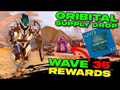 WAVE 35 Orbital Supply Drop Rewards!!! INSANE LOOT For More Waves in Ark Survival Ascended!!