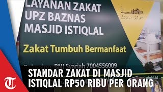Zakat Fitrah di Masjid Istiqlal, Standarnya Rp50 Ribu Per Orang