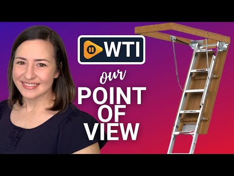 10 Foot Aluminum Attic Ladder - WTI product video review