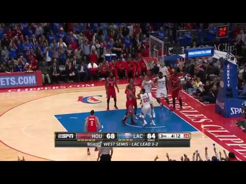 Blake Griffin Crazy Shot Rockets vs Clippers Game 6 May 14, 2015 2015 NBA Playoffs