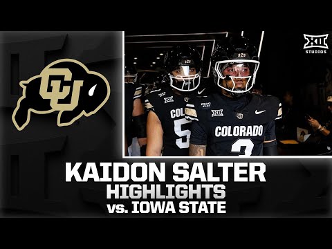 Kaidon Salter LEADS Colorado to Victory Over #22 Iowa State | 2025 Big 12 Football