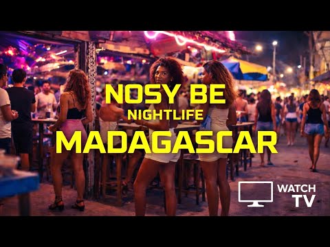 Nosy Be Nightlife 🇲🇬 | African Island After Dark – Bars, Street Life & Night Vibes