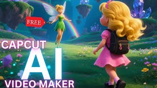 How to Create FREE 3D Animated Stories with CapCut's AI Video Maker | Fast, Easy and Free