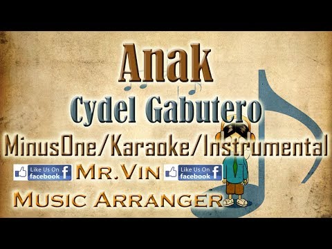 Anak - Cydel Gabutero - MinusOne/Karaoke/Instrumental