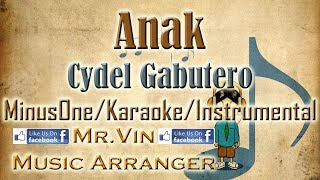 Anak - Cydel Gabutero - MinusOne/Karaoke/Instrumental