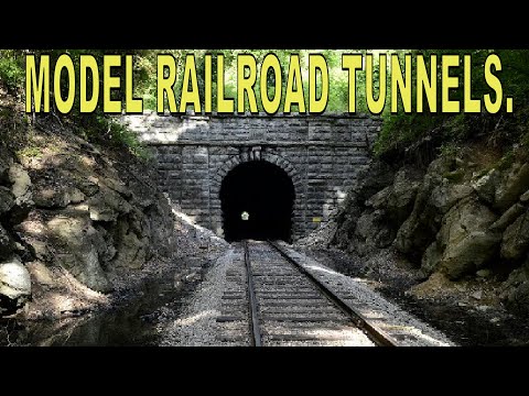 MODEL RAILROAD TUNNELS. Easy How To