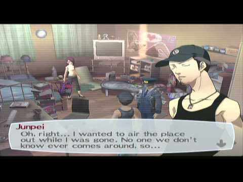 Let's Play Persona 3 FES #52 Junpei's room