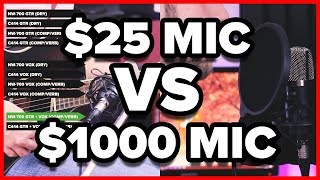 Video thumbnail for $25 MIC VS $1000 MIC: Neewer NW-700 vs. AKG C414B XLII - Condenser Microphone Shootout Vocals Guitar by longestsoloever