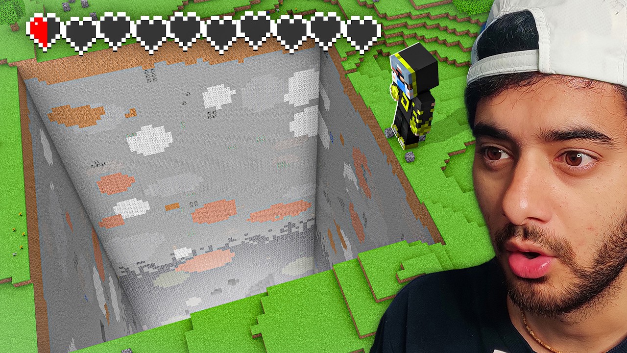 Minecraft But, If I Take Damage, The World Gets Deleted