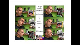 Galaga Sound Shootout!  MyArcade, Game Prince and GB Station compaired