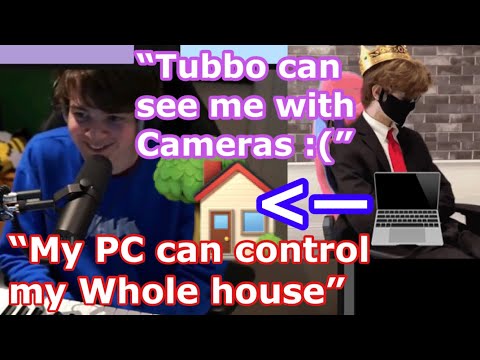Tubbo can CONTROL HIS HOUSE with his PC & SPY on RANBOO with the CAMERAS, plus CHANGE HEATING & G*NS