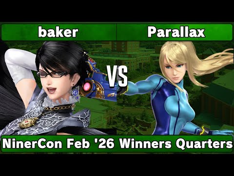 baker (Bayonetta) vs Parallax (Zero Suit Samus) | Winners Quarters | NinerCon Feb 2026