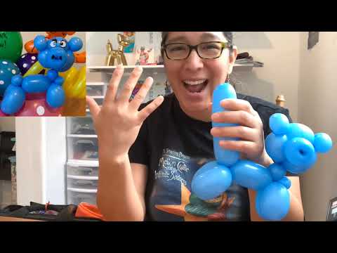 One balloon pig. How to make a balloon pig. Balloon tutorials for beginners and everyone else.
