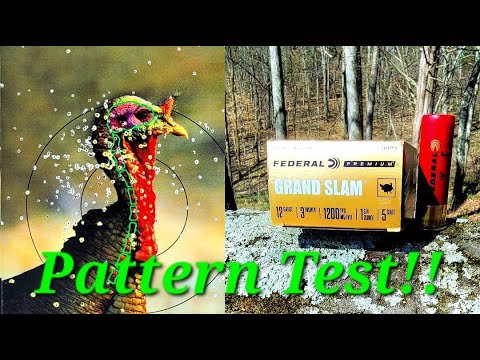 Federal Grand Slam - Pattern Test | Turkey Ammo Review