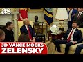 JD VANCE LAUGHS As ZELENSKY Is Asked About NOT WEARING A SUIT In The OVAL OFFICE