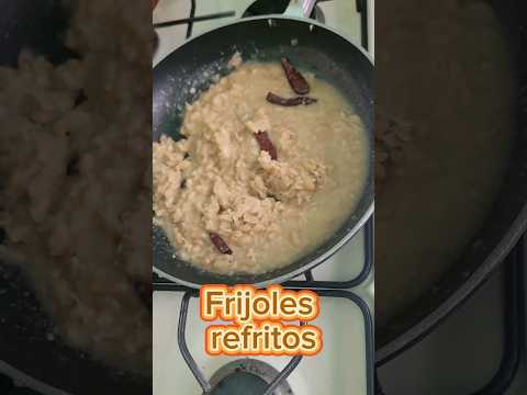 Frijoles Refritos #comidamexicana #frijoles #nutritivo