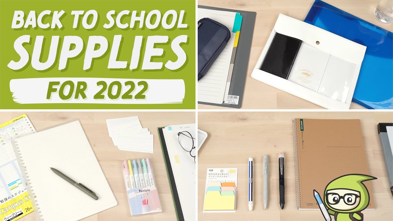 Back to School Supplies for 2022 📚 3 Stationery Kits