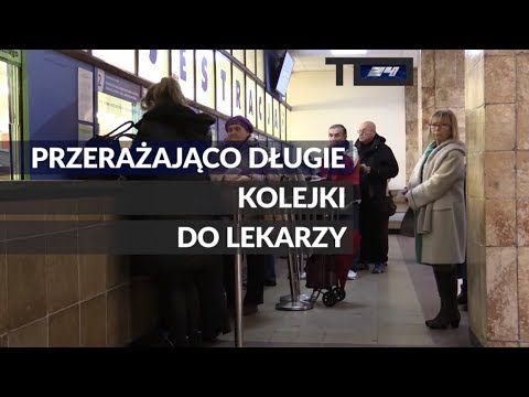 TO WIDEO. Przerażająco długie kolejki do lekarzy