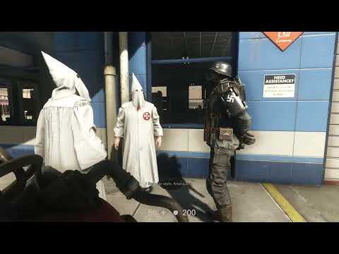 Ku Klux Klan scene - Wolfenstein 2 The New Colossus