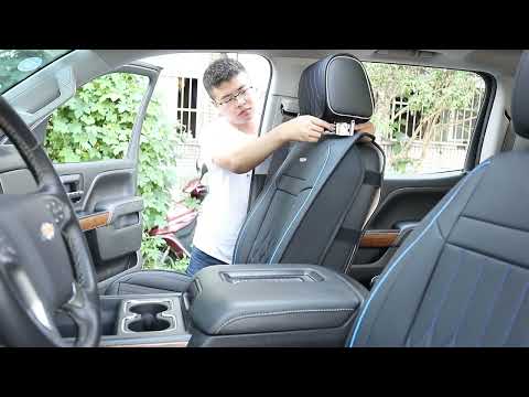 How to install Aierxuan Seat Covers for Cars/Chevy Chevrolet Silverado GMC Sierra Pickup 2007-2022