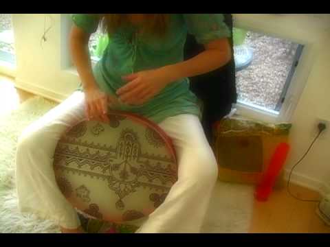 Free Hand style solo with Marla Leigh's Tar Drum from Cooperman Co,