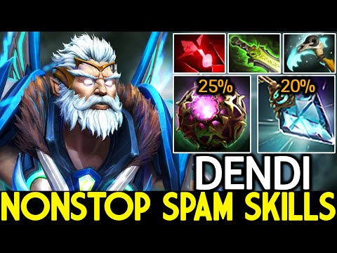 DENDI [Zeus] Nonstop Spam Skill 45% Cooldown Reduction Dota 2