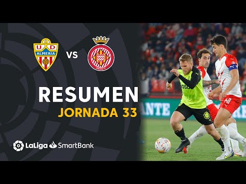 Resumen de UD Almería vs Girona FC (0-1)