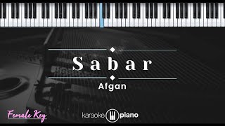 Download lagu Sabar – Afgan (KARAOKE PIANO - FEMALE KEY) mp3