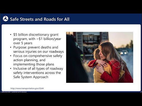 FY23 Safe Streets and Roads for All Program Info Session - June 1, 2023