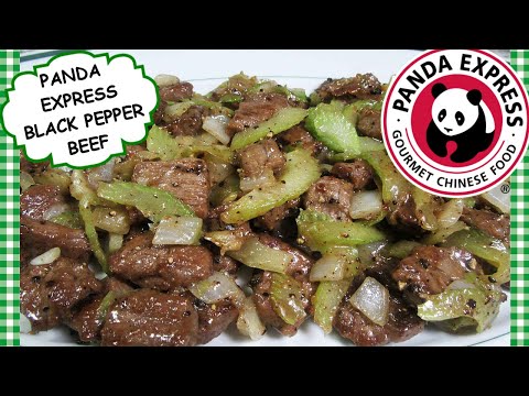 Black Pepper Beef Just Like My COPYCAT Panda Express Black Pepper Chicken Recipe
