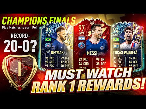 MUST WATCH RANK 1 LIGUE 1 TOTS FUT CHAMPS FINALS REWARDS!!!
