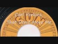 Carl Perkins, That Don't Move Me