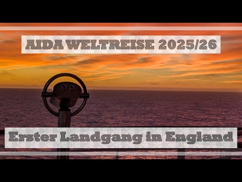 First shore excursion!🇬🇧 AIDA World Cruise 2025/26🚢🌍