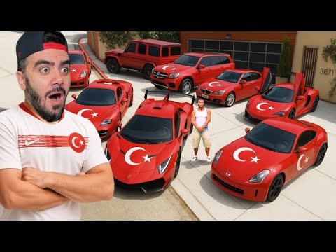 FRANKLIN TÜM TÜRKIYE ARABALARINI TOPLADI - GTA 5 MODS