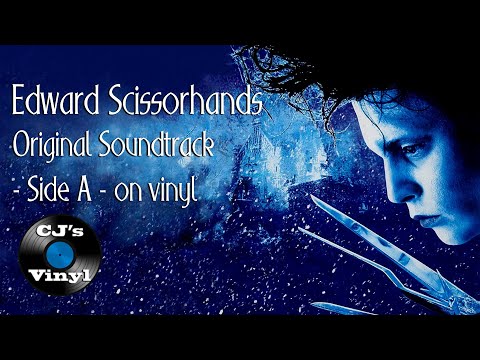 Edward Scissorhands Original Soundtrack - (Side A) - Black Vinyl LP