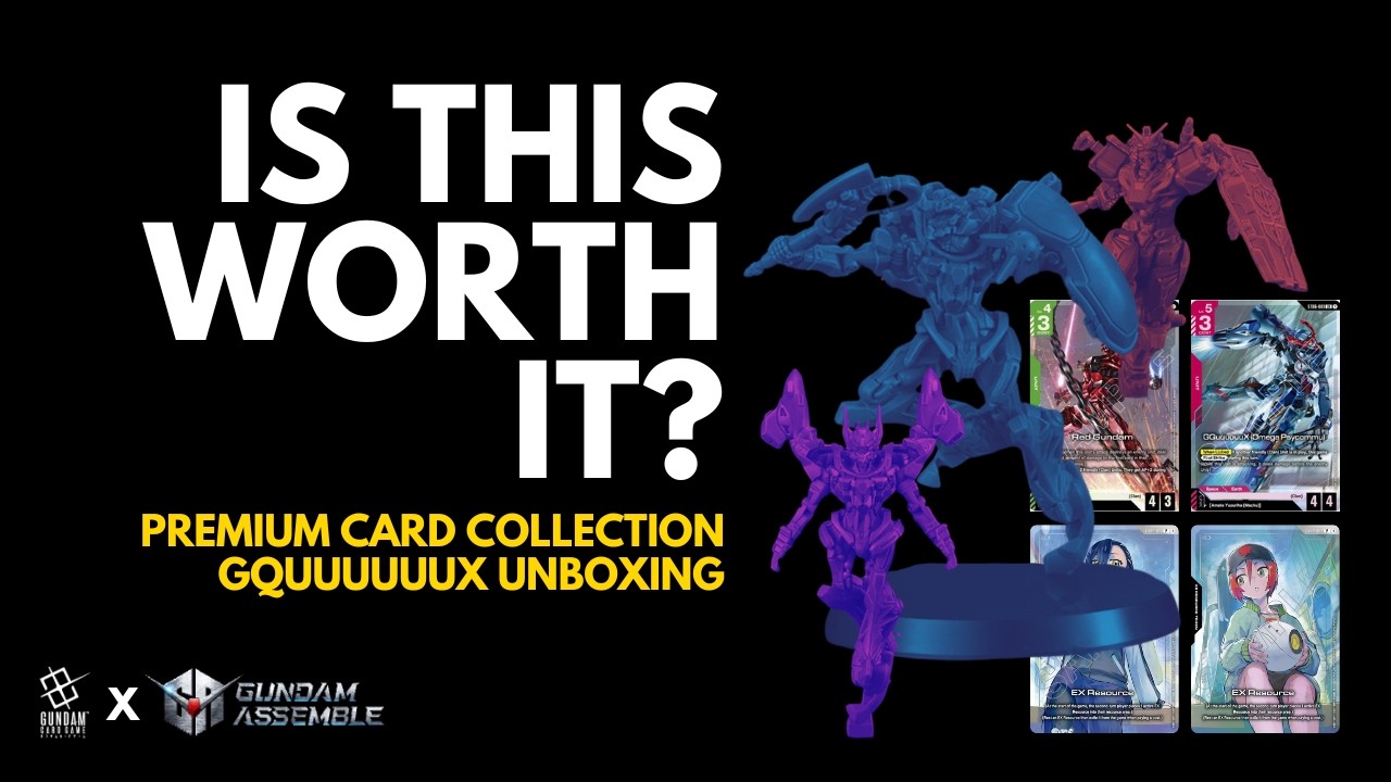 Unboxing the NEW Gundam Premium Card Collection! (PC02A) | Gundam Assemble x Card Game Set
