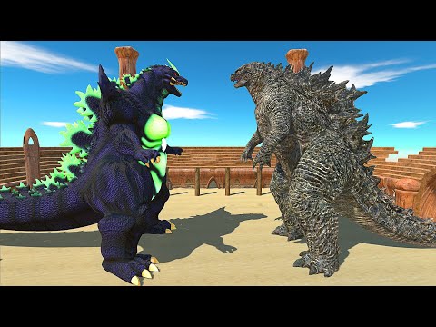 SUPER GODZILLA vs GODZILLA 2021 - Animal Revolt Battle Simulator