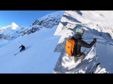 sci fuoripista al Passo del Tonale