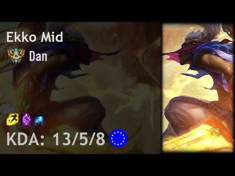Ekko Mid vs Viktor - Dan - EUW Challenger Patch 6.19
